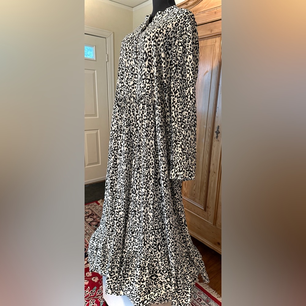 MARE MARE ANTHROPOLOGIE LYNDA TIERED MAXI DRESS 3x - Picture 4 of 8
